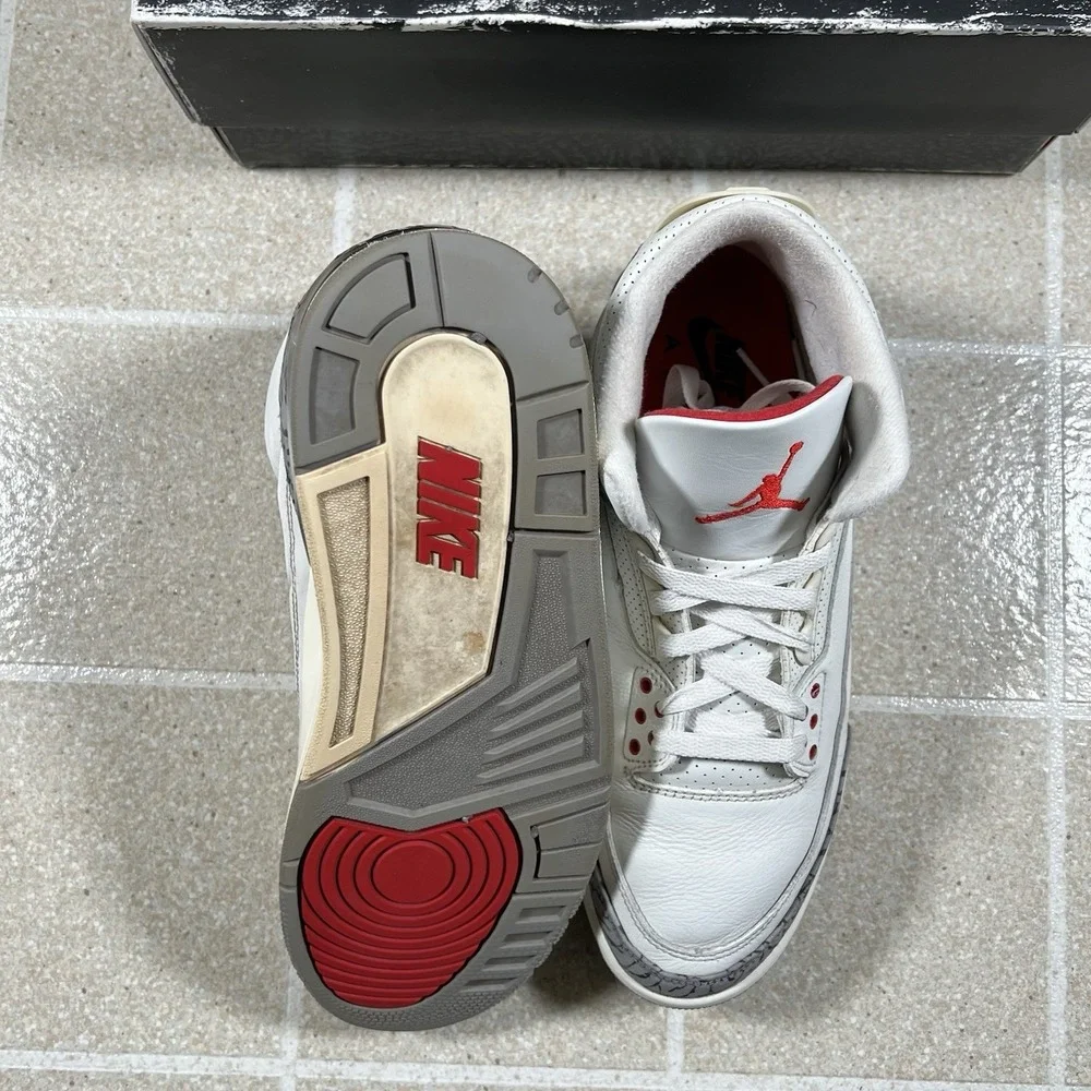 Nike Air Jordan 3 Retro White Cement Reimagined 2023 DN3707-100 Size 10